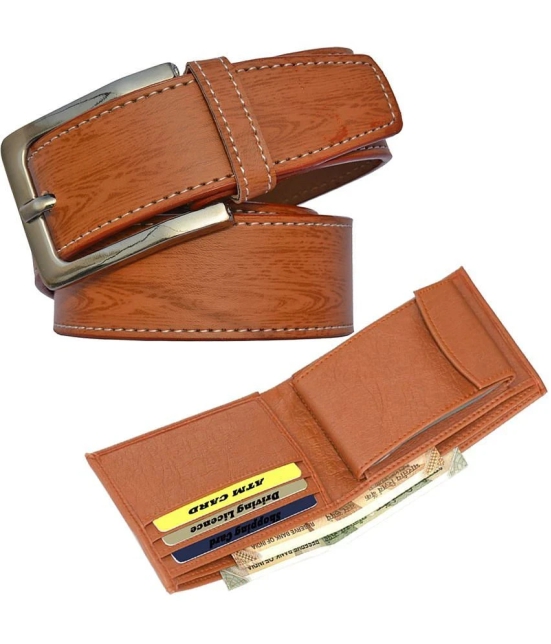 Loopa - PU Mens Belts Wallets Set ( Pack of 1 ) - None