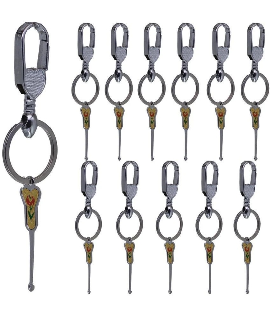 JMALL Metal Keychain Set ( Pack of 12 )