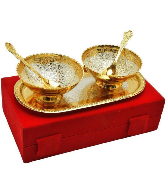 VARKAUS - Brass Bowl Set 250 mL ( Set of 1 ) - Gold