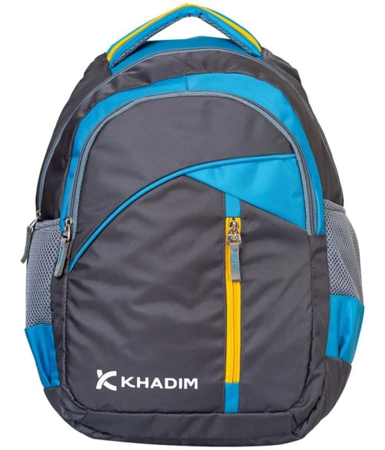 Khadims Dark Grey Fabric Backpack - Dark Grey