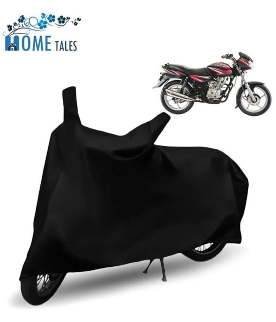 HOMETALES - Black Bike Body Cover For Bajaj Discover 125st with Buckle Lock (Pack Of1) - Black