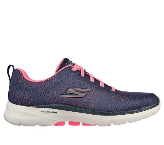 Skechers Navy Women Go Walk 6 - Adora Slip On Sneakers