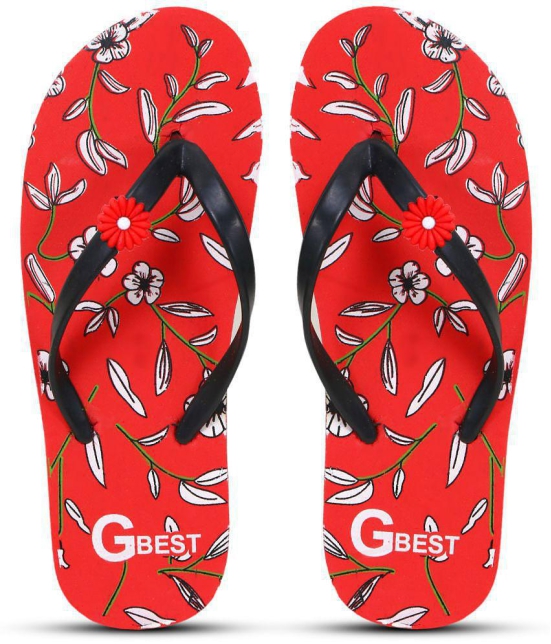 G Best - Red Women''s Flip Flop - None