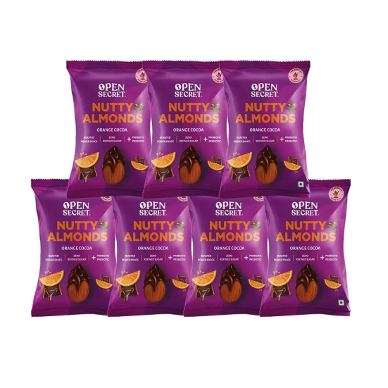 Nutty Almonds : Orange Cocoa : 23g (Pack of 7)