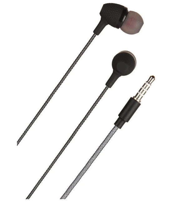 hitage HB-9139 ZIGZAG 3.5 mm Wired Earphone In Ear Comfortable In Ear Fit Black