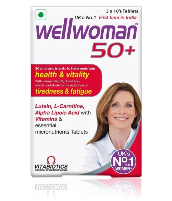 Wellwoman 50+ multivitamin health supplements for women- 30 tablets health supplement 30 no.s Multivitamins Tablets