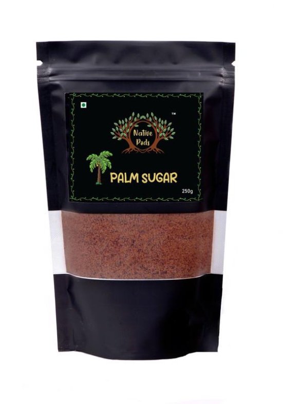 Native Pods Palm Jaggery Powder 250gm | Palm Sugar, Sugar Alternative | Natural Sweetener,|