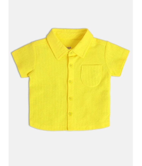 MINI KLUB Yellow Baby Boy Shirt ( Pack of 1 ) - None