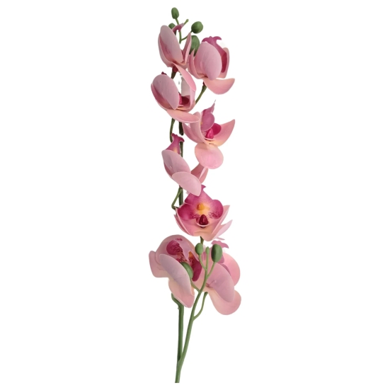 Artificial Orchids Flower Stem Pink