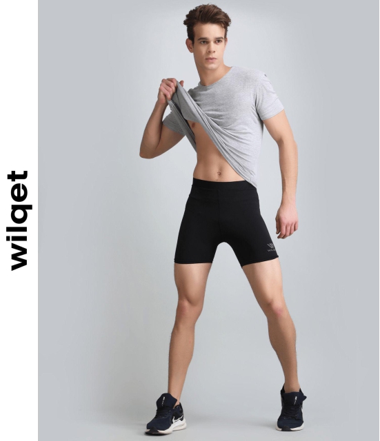 Mens Swimwear Shorts-Black / S