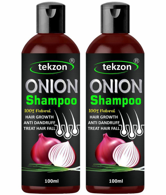 TEKZON Onion Hair Fall Shampoo for Hair Growth & Hair Fall Control Shampoo 100 mL Pack of 2