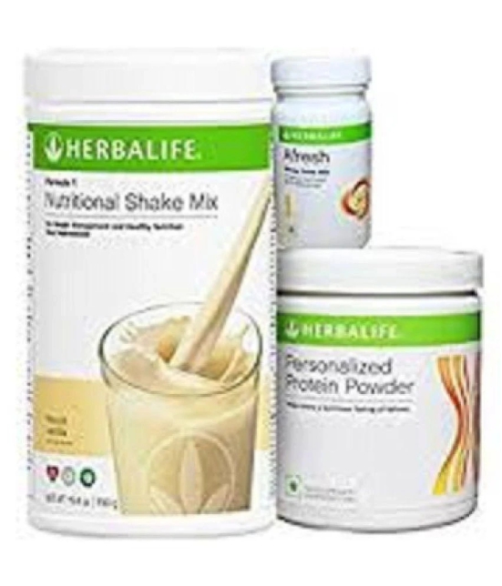 Herbalife Nutrition F1 Vanilla Protein & Afresh Lemon Health Drink 500 gm