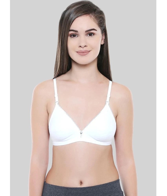 Bodycare White Cotton Non Padded Womens Everyday Bra ( Pack of 1 ) - None