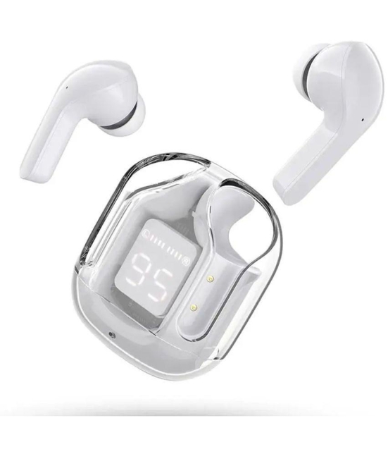 COREGENIX Premium Ultrapods Bluetooth True Wireless (TWS) In Ear 30 Hours Playback Low Latency IPX4(Splash & Sweat Proof) White