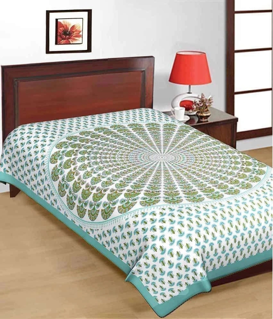 UniqChoice 100% Cotton Jaipuri Traditonal Single Bed Sheet