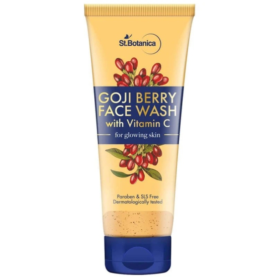 St.Botanica Goji Berry Face Wash 50ml | For Clear Skin & Youthful Radiance + POPxo Sheet Mask