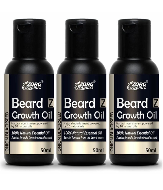 Zorg Organics Promotes Beard Growth Beard Oil ( Pack of 3 )