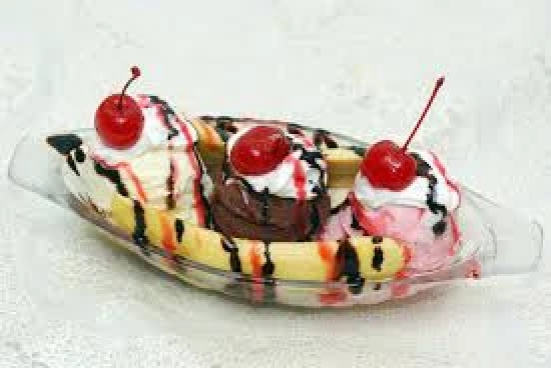 Banana Split -Double Sundaes