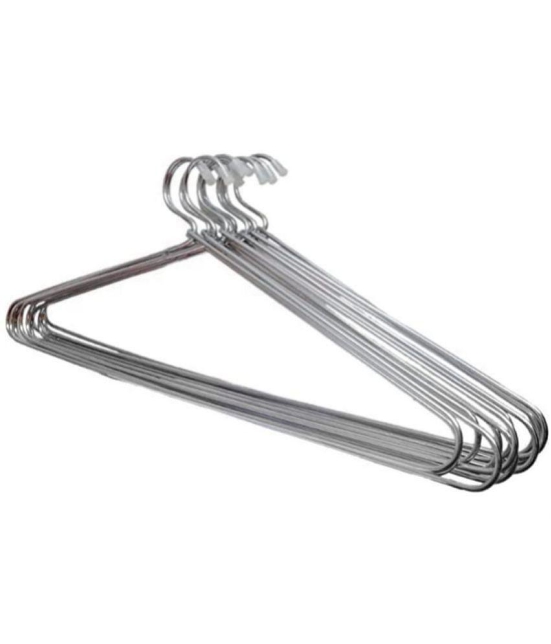 Handa Stainless Steel Standard Clothes Hangers ( Pack of 12 )