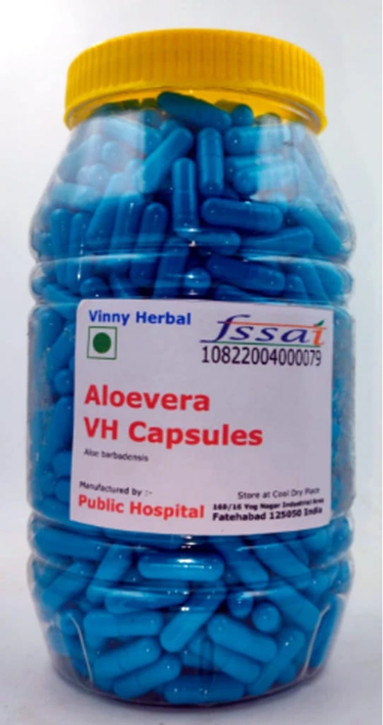 Aloevera VH Herbal Supplement 500mg Capsules 600 Caps Jar