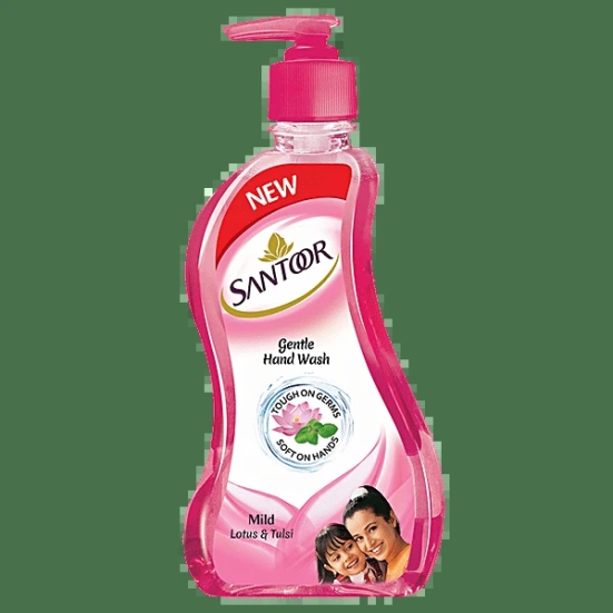 Santoor Gentle Hand Wash Mild 215 Ml1Plus1