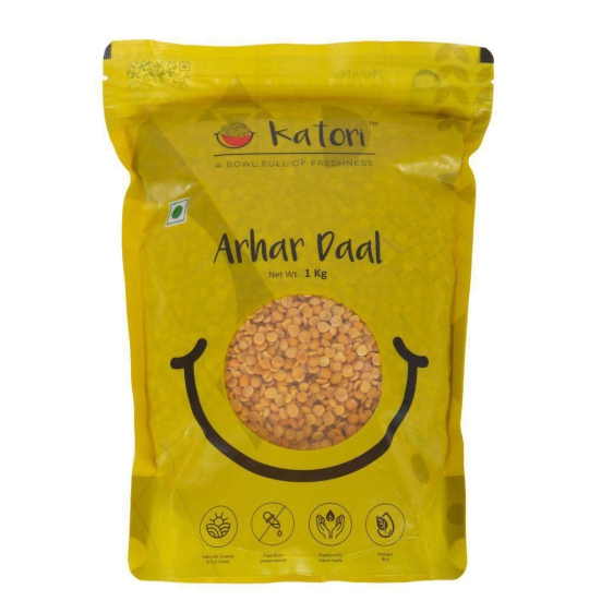 Katori Organic Toor/Arhar Daal (Whole) (1kg)