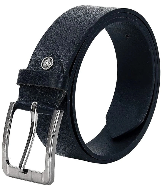 Leather World - Black 100% Leather Mens Formal Belt ( Pack of 1 ) - None