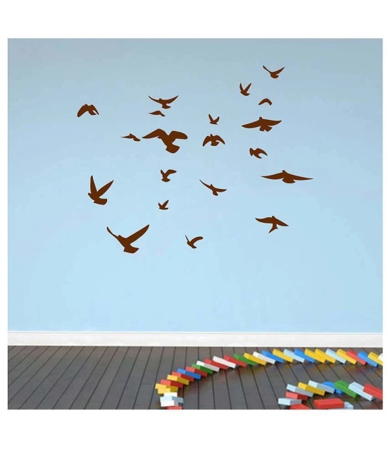 Decor Villa Bird Fly In The Sky PVC Wall Stickers