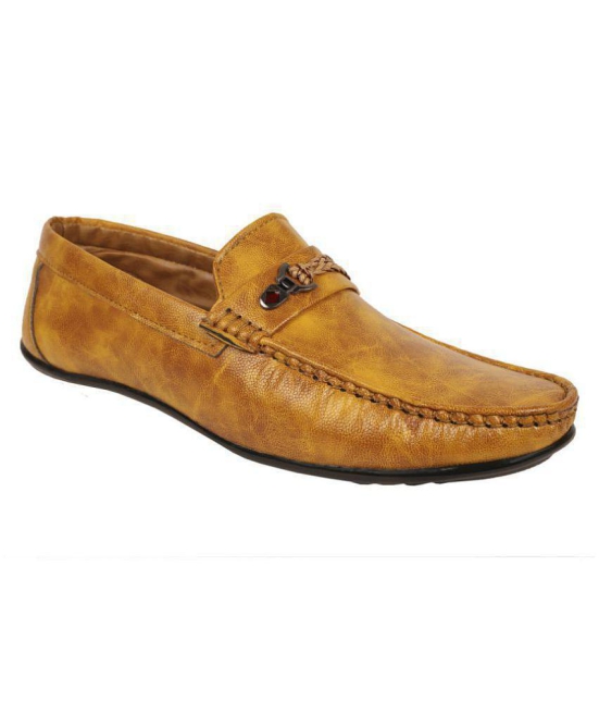 SHOES KINGDOM Yellow Loafers - 7