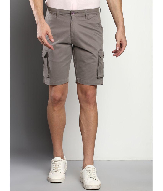 Dennis Lingo - Grey Cotton Mens Cargos ( Pack of 1 ) - None