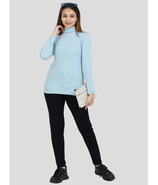 YHA Cotton Blend Blue Pullovers - Single - None