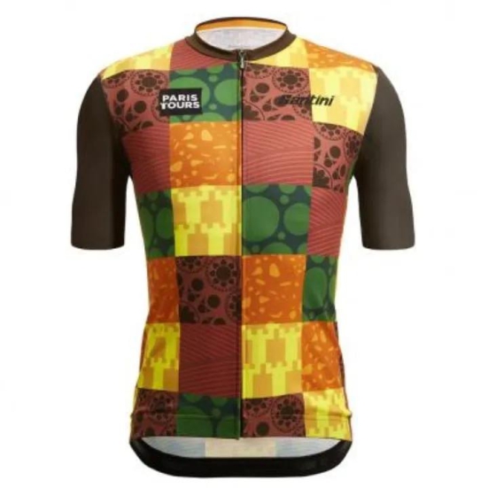 Santini TDF Paris Tours Jersey-Print / L