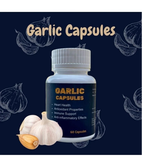 Looks United Ayurvedic Garlic Nutritional Supplement Capsules (Pack of 60Cap)