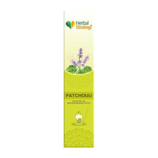 Herbal Strategi Patchouli Aromatic Incense Sticks 20 pcs