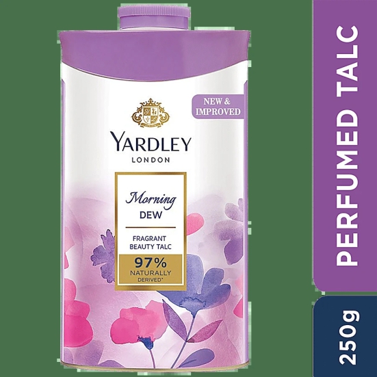 Yardley London Morning Dew Perfumed Talc, 250 g