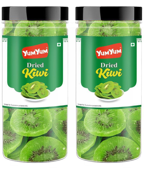 YUM YUM Premium Dried Kiwi Fruits 500g (Pack of 2 -250g Each)