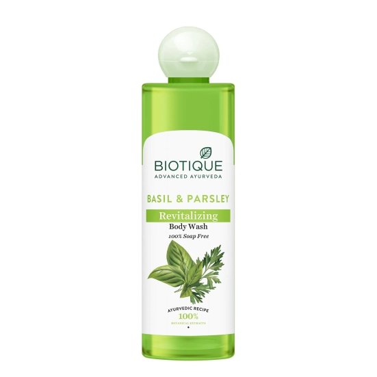 Biotique Bio Basil & Parsley Revitalizing Body Wash (200ml)-200ml