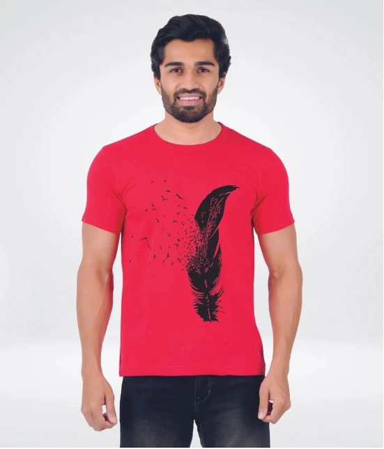 ferocious - Red Cotton Regular Fit Mens T-Shirt ( Pack of 1 ) - None