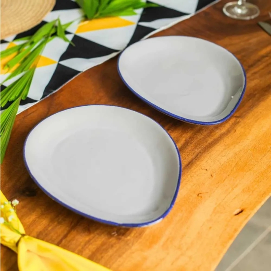 Pebble Dinner Plate | Set of 2 Grey