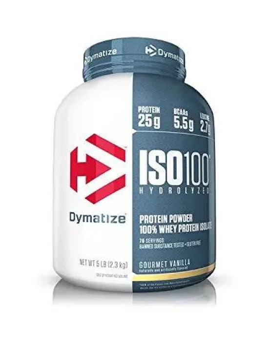 DYMATIZE ISO 100 HYDROLYZED 5 LB GOURMET VANILLA