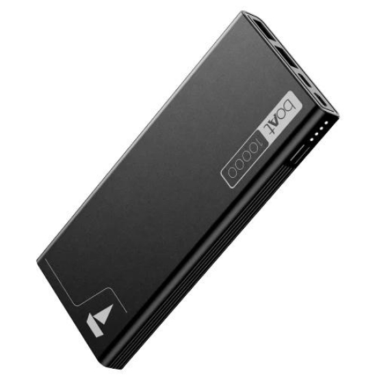 EnergyShroom PB300 | Powerbank with 10000mAh battery capacity with Smart IC protection, 22.5W fast charging Carbon Black