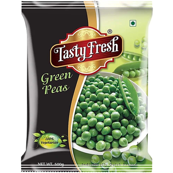 Tasty Fresh Green Peas, 500 Gm