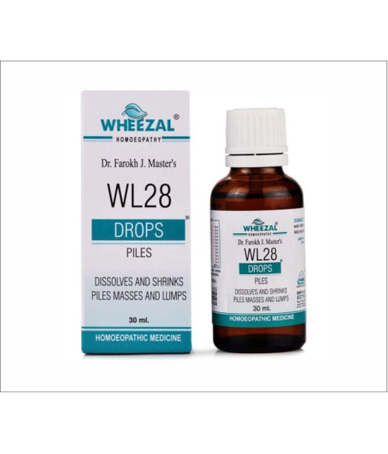 Wheezal WL-28 Piles Drops (30ml) (PACK OF TWO) Drops 30 ml