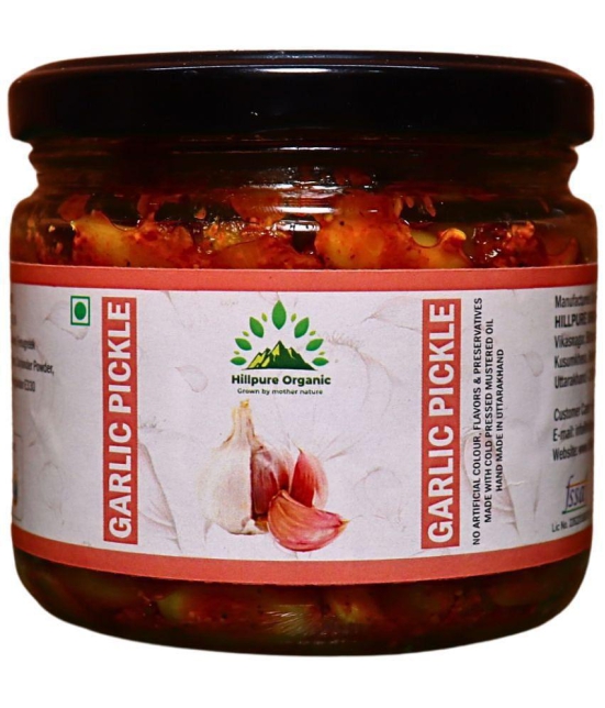 Hillpure Organic Garlic Pickle Pickle 300 g