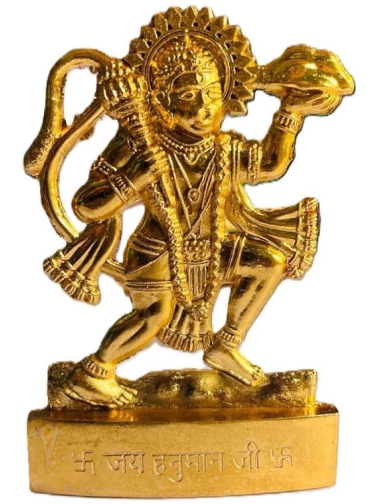 TEVATIYA Brass Lord Hanuman Idol ( 10 cm )