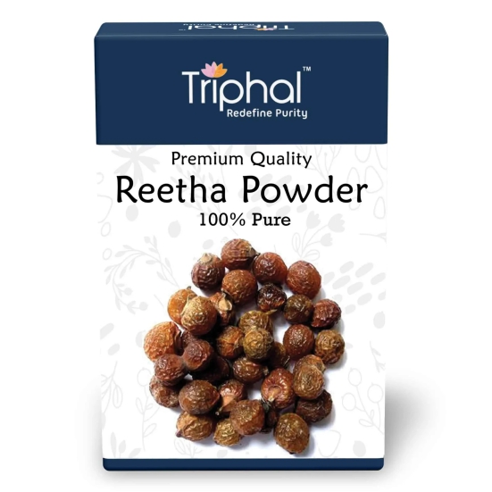 Reetha Powder – Soapnut Powder - Sapindus Mukorossi | Natural Cleanser & Hair Growth Booster