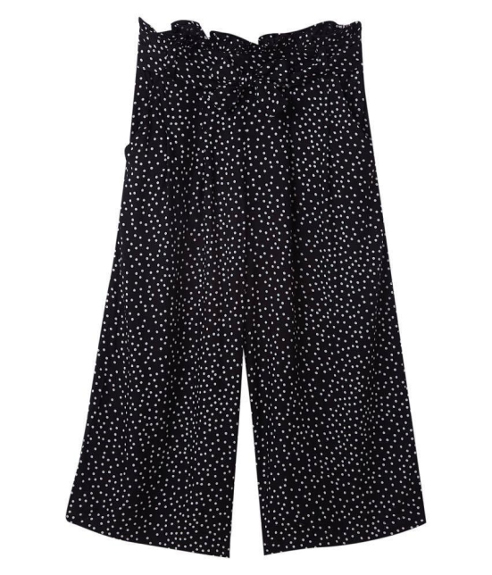 Cub McPaws Girls Black Printed Palazzos - 4-5 Years