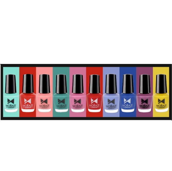 Nail Polish Chip Resistant Combo Pack of 10