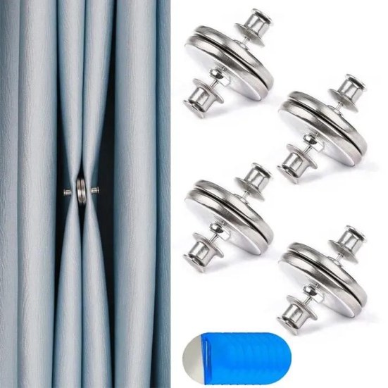 Magnetic Curtain Button Room Accessories-Pack of 5