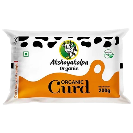 Akshayakalpa Organic Set Curd, 200 Gm